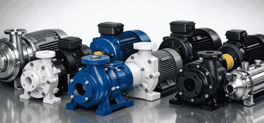 Industrial pumps suppliers from India